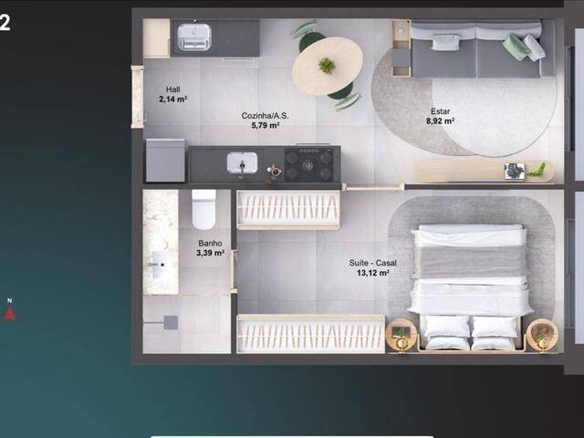 #175 - Apartamento para Venda em Palmas - TO - 2